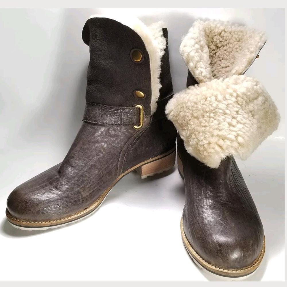 Matt Bernson Tundra Cuffable Shearling Boots 8 M